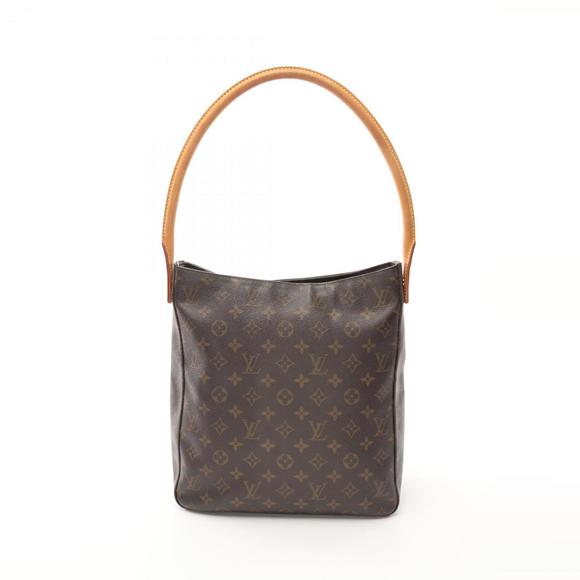LOUIS VUITTON Brown Monogram Leather Shoulder Bag - Picture 1 of 11